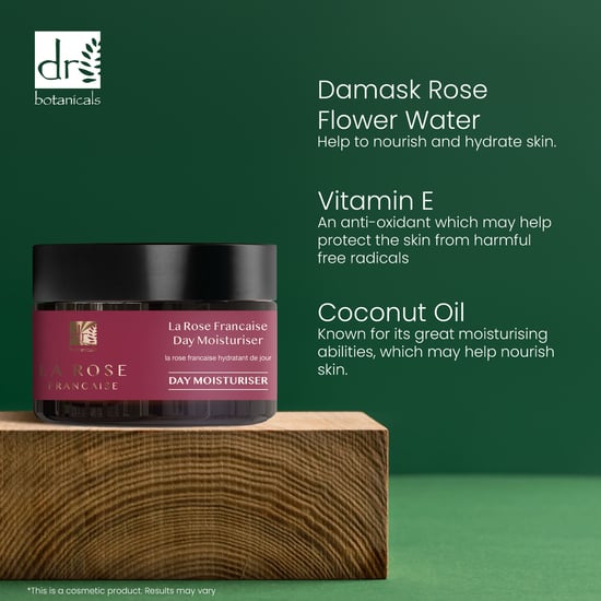 Dr. Botanicals Crema hidratante de día, crema hidratante de noche y sérum facial antiedad de La Rose Francaise. - Image 2