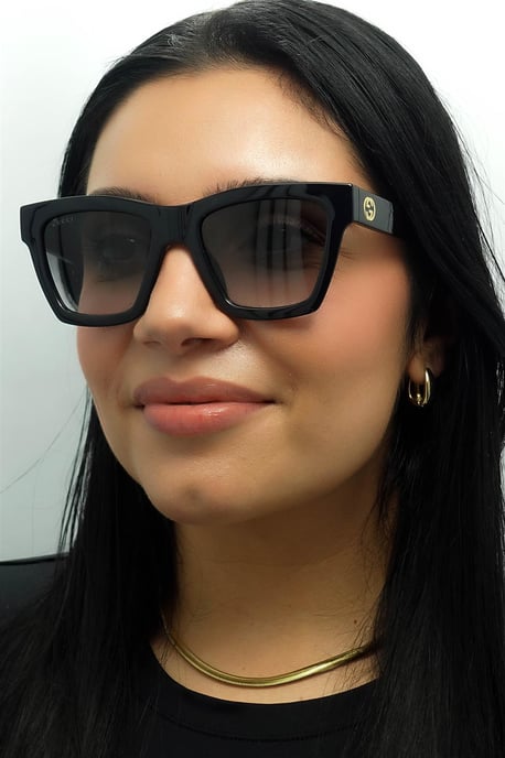 Gucci Cuadrado Mujer Negro Gris Gradiente GG1714S - Image 6