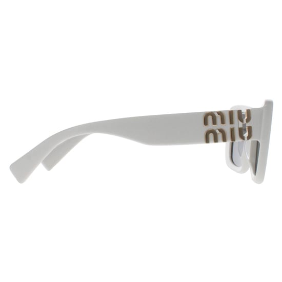 Gafas de sol Miu Miu MU07YS 1425S0 blanco gris oscuro - Image 4