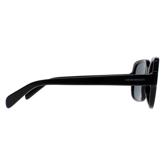Emporio Armani Cuadrado Mujeres Negro Brillante Gris Oscuro EA4195 - Image 4