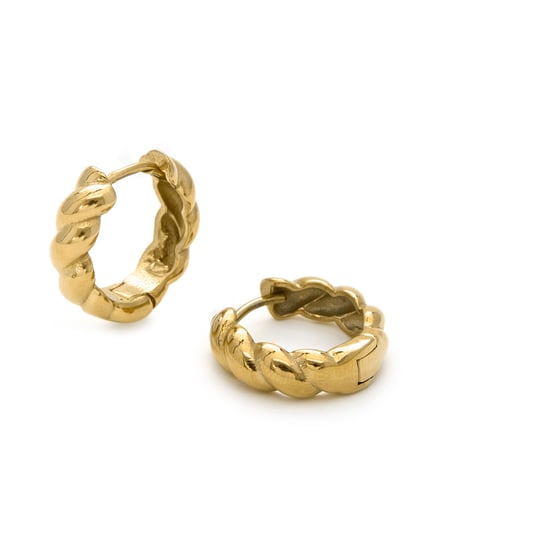 Pendientes Luxenter Caiki acabados en oro amarillo 18k - Image 6