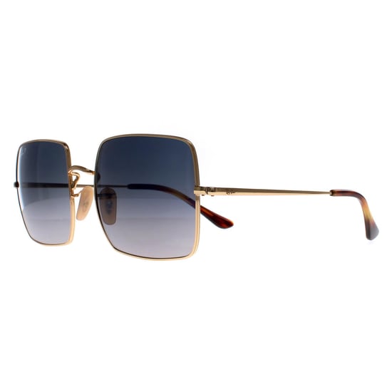 Gafas de sol Ray-Ban Square RB1971 914778 oro pulido azul gris degradado polarizadas - Image 2