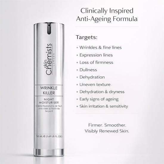 skinChemists Crema hidratante de noche antiarrugas 50 ml - Image 5