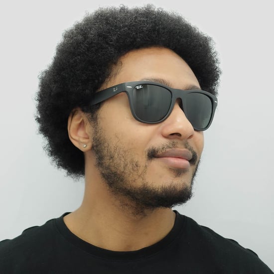Ray-Ban Gafas de Sol Plegables Wayfarer 4105 Negro Mate Verde 601S 54mm - Image 5