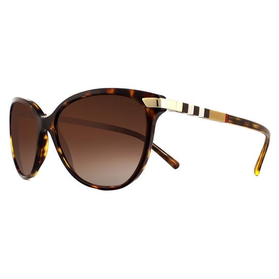 Gafas de sol Burberry Be4216 300213 Habana oscuro con detalles dorados Gradiente marrón - Image 2