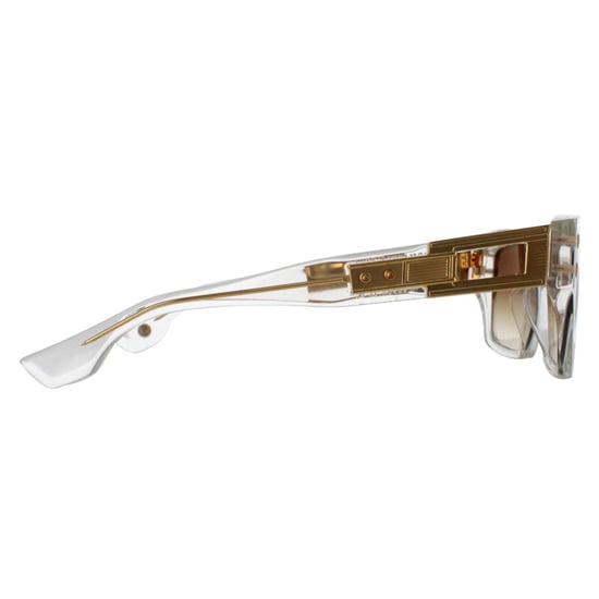Dita Rectángulo Unisex Cristal Claro Oro Amarillo Marrón Oscuro a Claro Gradiente Gran Maestro Siete - Image 4