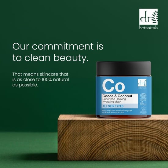Dr. Botanicals Mascarilla hidratante revitalizante de superalimentos de cacao y coco, 60 ml. - Image 6