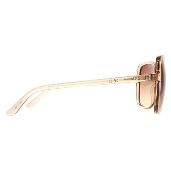 Gafas de sol Calvin Klein CK19561S 270 Crystal Beige Marrón Degradado - Image 4