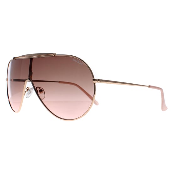 Gafas de sol Guess GF0370 32T gradiente marrón oro rosa - Image 2