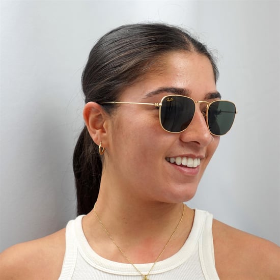 Ray-Ban Gafas de Sol Frank Legend RB3857 919631 Oro Verde G-15 - Image 4