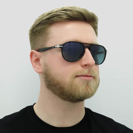 Gafas de sol polarizadas Persol Aviador Unisex Negro Azul Gradiente - Image 5