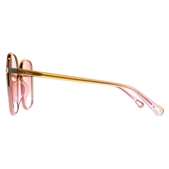 Chloe Square señoras amarillo a rosa desvanecimiento de cristal y oro-rosa gradiente Ch0031s Franky - Image 3