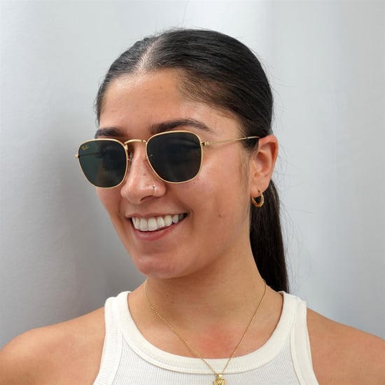 Ray-Ban Gafas de Sol Frank Legend RB3857 919631 Oro Verde G-15 - Image 5