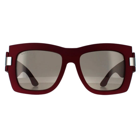 Gucci Cuadrado Mujer Rojo con Plata Gris con Espejo Plata Claro GG1688S - Image 1