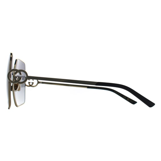 Gucci Cuadrado Mujer Oro Gris Gradiente GG2163S - Image 3