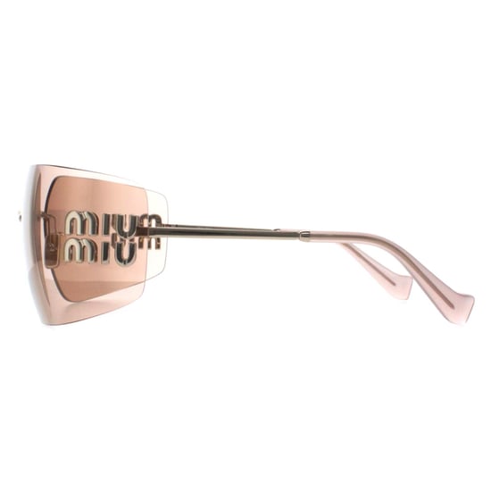 Gafas de sol Miu Miu MU54YS ZVN20F espejo rosa oro pálido - Image 3