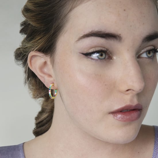 Pendientes Luxenter de Plata de Ley 925 con Circonita Multicolor acabados en oro amarillo de 18K - Azarlo - Image 5
