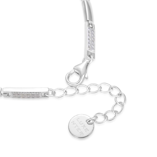 Pulsera Luxenter, kinusi de plata de ley 925 y circonita brillante acabado baño rodio - Image 6