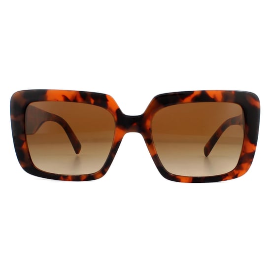 Gafas de sol graduadas Havana Brown para mujer de Versace Square - Image 1