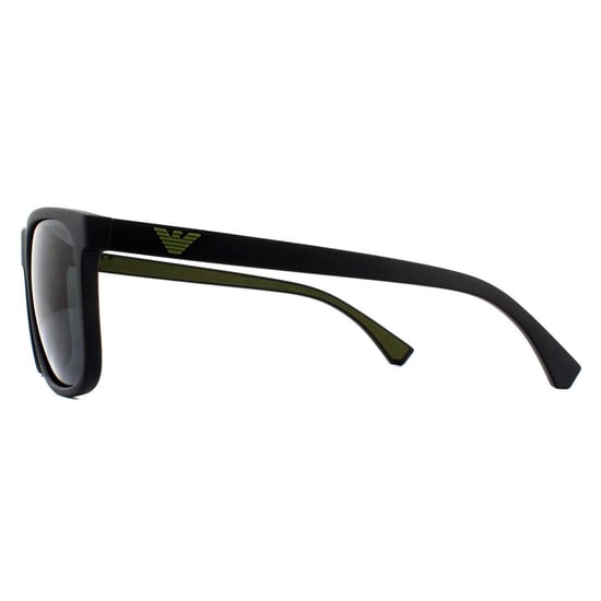 Emporio Armani Gafas de Sol EA4129 504287 Negro Mate Gris Gradiente - Image 3