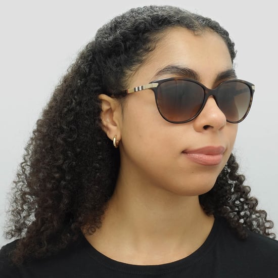 Gafas de sol Burberry Be4216 300213 Habana oscuro con detalles dorados Gradiente marrón - Image 6