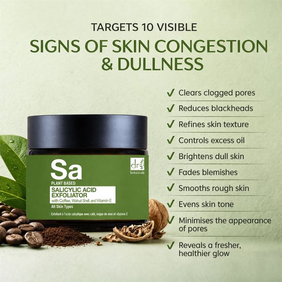 Dr. Botanicals Exfoliante antiedad con ácido salicílico, café, nuez y vitamina E, 60 ml. - Image 6