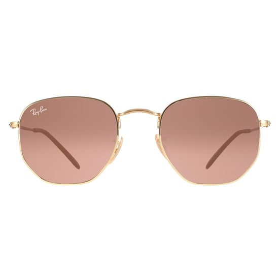 Ray-Ban Square unisex oro pulido gradiente marrón hexagonal rb3548n - Image 1