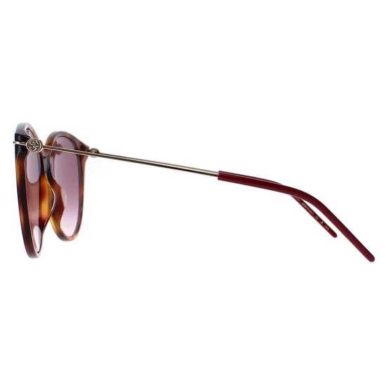 Gafas de sol Gucci GG1268S 002 havana oro rojo degradado - Image 3