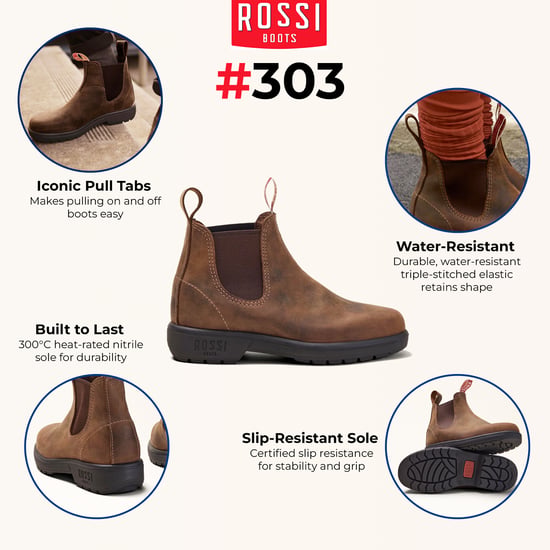 Botas Chelsea de cuero marrón tostado Rossi 303 Endura - Image 2