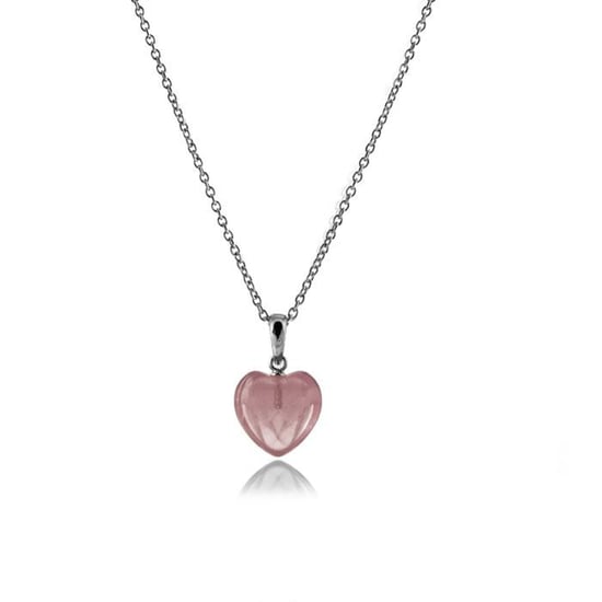 Collar Luxenter, yedia de plata de ley 925 y cuarzo rosa acabado baño rodio - Image 1