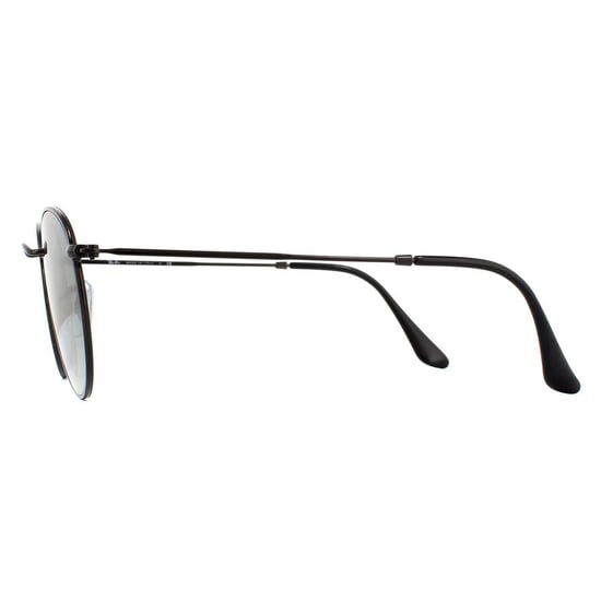 Ray-Ban Gafas de Sol Redondas Lentes Planas 3447n 002/71 Negro Gris Gradiente 50mm - Image 3