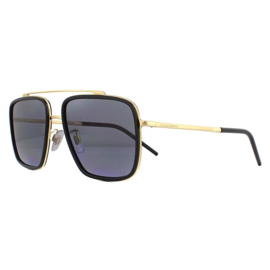 Gafas de sol DOLCE & GABBANA DG2220 02/81 Oro y Negro Marrón Gradiente Polarizadas - Image 2