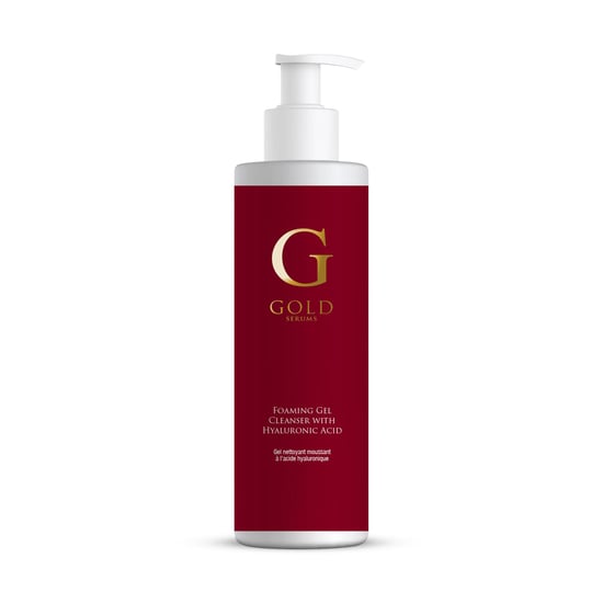 Gold Serums Limpiador facial espumoso antiedad con ácido hialurónico 200 ml - Image 4
