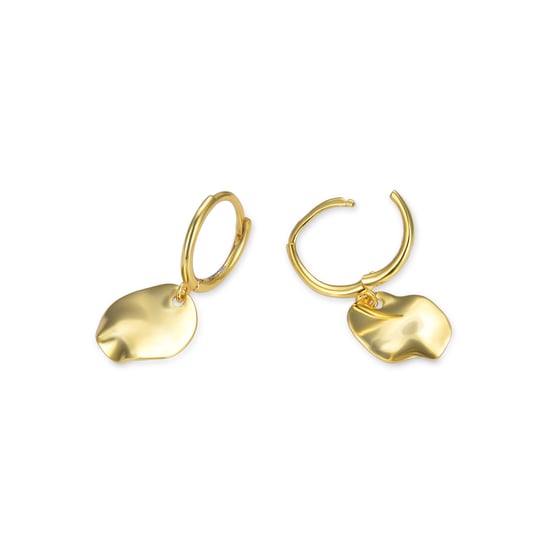 Pendientes Luxenter Midnak de Plata de Ley 925 acabados en oro amarillo de 18 quilates - Image 4