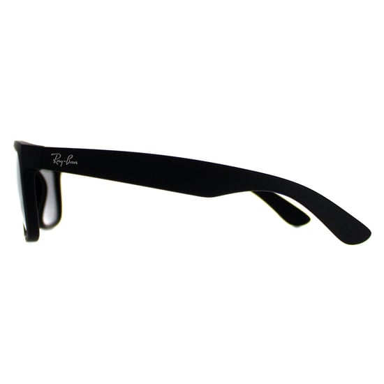 Gafas de sol Ray-Ban Justin 4165 622/6G Goma Negro Gris Espejo 51mm - Image 3