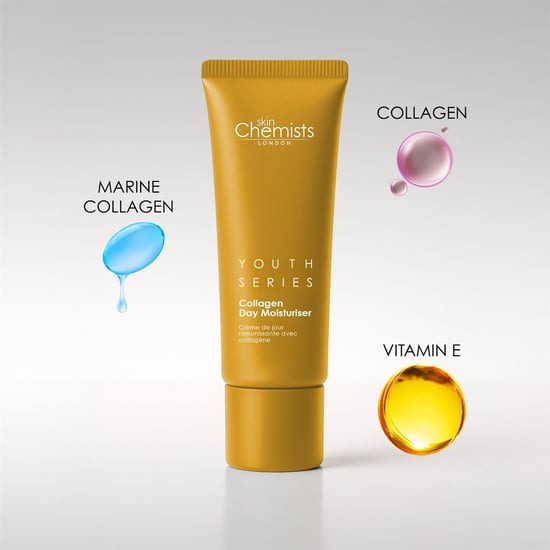 skinChemists Crema hidratante de día antiedad con 1 % de colágeno, 50 ml. - Image 5