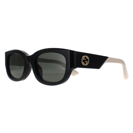 Gucci Cuadrado Mujer Negro con Gris Marfil GG1667SK - Image 2