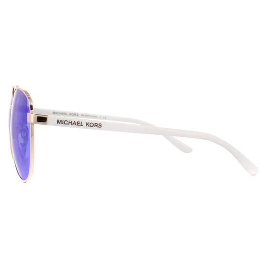 Michael Kors Aviator Mujer Oro Rosa Blanco Azul Espejo Gafas de sol - Image 3