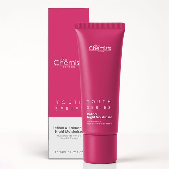 skinChemists Crema hidratante de noche antiedad con retinol y bakuchiol, 50 ml. - Image 1