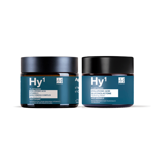 Dr. Botanicals Kit de crema hidratante y mascarilla de día antiedad con ácido hialurónico - Image 4