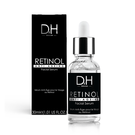 Dr H Crema hidratante de noche antiedad con retinol 60 ml + Sérum facial antiedad con retinol 30 ml - Image 4