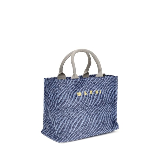 Bolso de hombro de tela azul Marni - Image 2