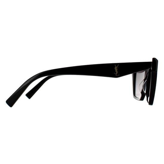 Gafas de sol Cat Eye para mujer Saint Laurent en negro y gris degradado - Image 4