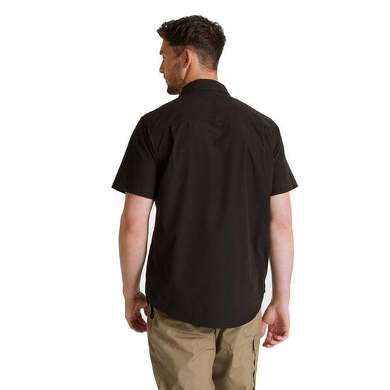 Craghoppers Mens Expert Kiwi Short-Sleeved Shirt (Black) - Image 4