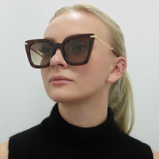 Jimmy Choo Gafas de Sol Ciara/G/S Ocy Ha Glitter Habana Marrón Gradiente - Image 6