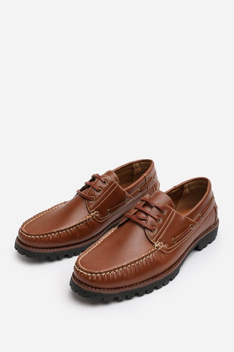 Wheres That From Mens 'Isaac' Chunky Boat Shoes - Image 4
