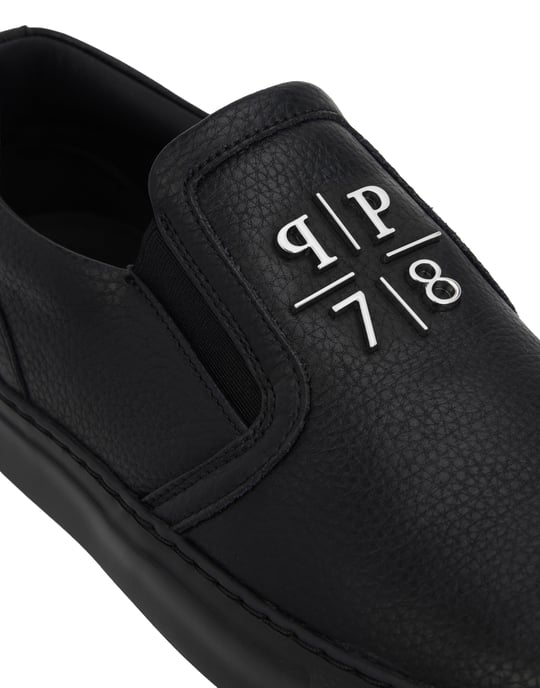 Deer Print Leather Slip On - Image 2