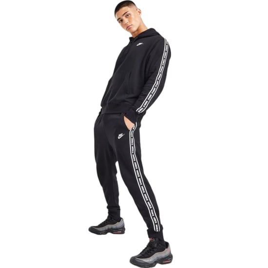Nike Aries Club Tape Mens Pullover Hoodie In Black - Image 5