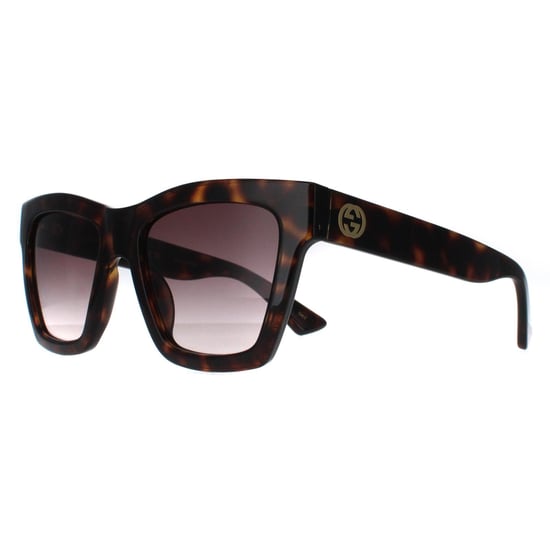 Gafas de sol Gucci Square para mujer en marrón habana con degradado GG1714S - Image 2