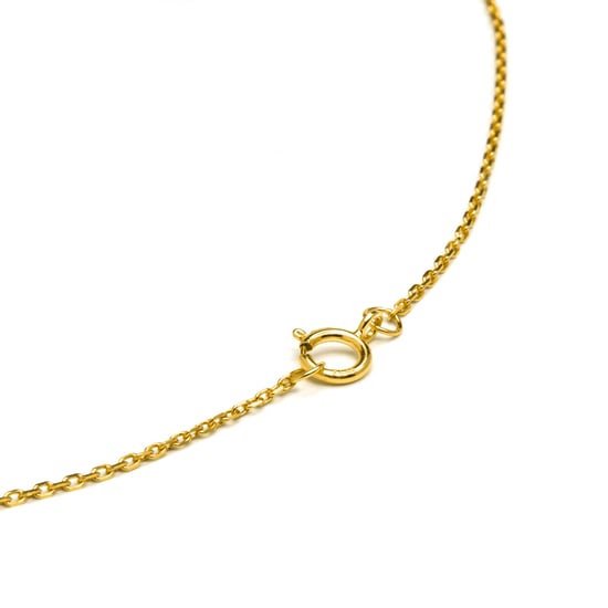 Collar Luxenter de Plata de Ley 925 con Circonita Multicolor acabado en oro amarillo de 18K - Alphabet - Image 5